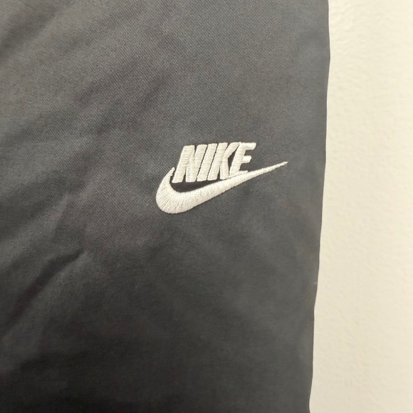 Nike Mens Sportswear Woven Joggers Black Tapered Drawstring Pants Size M - Picture 3 of 5